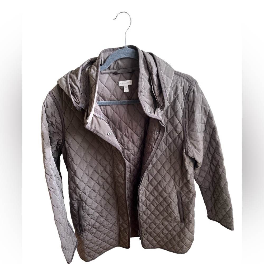 GARNET HILL quilted puffer field jacket (new w/o tags)